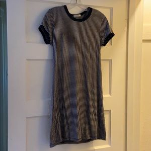 Striped T-shirt dress